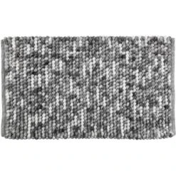 Wenko Badteppich Urdu 60 Cm X 90 Cm Grau