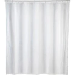 Wenko Duschvorhang Aus PEVA Uni Weiß 240 Cm X 180 Cm