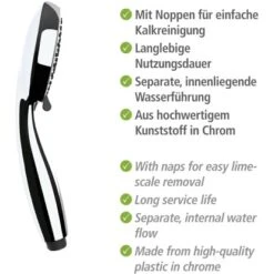 Wenko Duschkopf Basic Grau Kunststoff (ABS), 10 X 10 Cm Grau Chrom 16 Wenko Duschkopf Basic Grau Kunststoff (ABS), 10 X 10 Cm Grau Chrom -Wenko 4008838266564 1068 AI 03