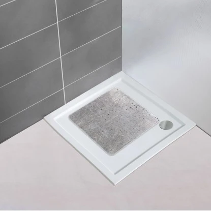 Wenko Duscheinlage Concrete 54 Cm X 54 Cm Grau 4 Wenko Duscheinlage Concrete 54 Cm X 54 Cm Grau – Bild 2