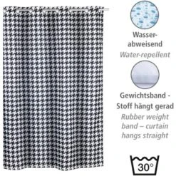 Wenko Anti-Schimmel Duschvorhang Fashion Flex Polyester 180 Cm X 200 Cm -Wenko 4008838294178 1068 03