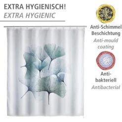 Wenko Anti-Schimmel Duschvorhang Ginkgo Polyester 180 Cm X 200 Cm -Wenko 4008838295908 1068 04