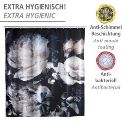 Wenko Anti-Schimmel Duschvorhang Peony Polyester 180 Cm X 200 Cm -Wenko 4008838303467 1068 04