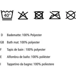 Wenko Badematte Turpan Aus Recycelten PET Flaschen 50 Cm X 80 Cm -Wenko 4008838308196 1068 16