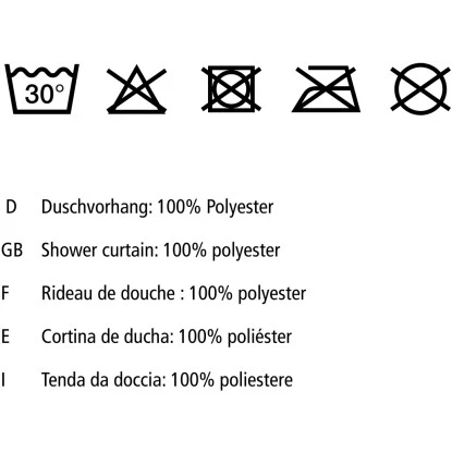 Wenko Duschvorhang Leblon Polyester 180 Cm X 200 Cm Waschbar 8 Wenko Duschvorhang Leblon Polyester 180 Cm X 200 Cm Waschbar – Bild 6
