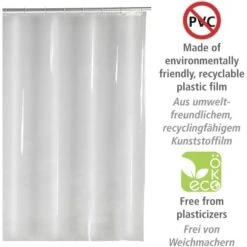 Wenko Duschvorhang Salda PEVA 180 Cm X 200 Cm -Wenko 4008838334447 1068 03