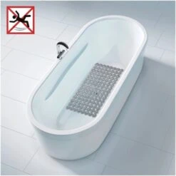 Wenko Wanneneinlage Belem 67,5 Cm X 36 Cm Grau -Wenko 4008838342565 1068 02