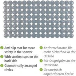 Wenko Wanneneinlage Belem 67,5 Cm X 36 Cm Grau -Wenko 4008838342565 1068 03