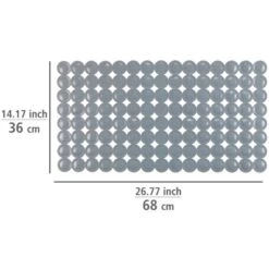 Wenko Wanneneinlage Belem 67,5 Cm X 36 Cm Grau -Wenko 4008838342565 1068 04