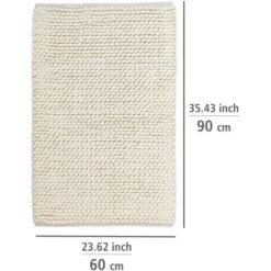 Wenko Badteppich Urdu Mit Melange-Effekt 60 Cm X 90 Cm Ecru -Wenko 4008838343746 1068 04