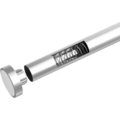 Wenko Teleskop-Duschvorhangstange Luz Ausziehbar Rostfrei 70 Cm - 115 Cm Chrom -Wenko 4008838346631 1068 07