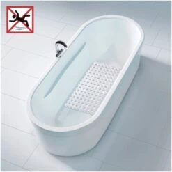 Wenko Wanneneinlage Belem 67,5 Cm X 36 Cm Transparent -Wenko 4008838346990 1068 02