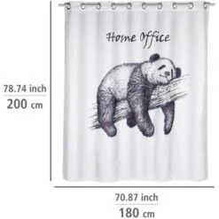 Wenko Anti-Schimmel Duschvorhang Home Office Flex Polyester 180 Cm X 200 Cm -Wenko 4008838347157 1068 05