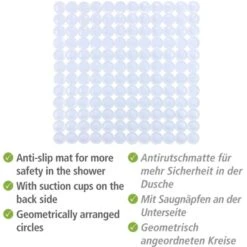 Wenko Duscheinlage Belem 54 Cm X 54 Cm Weiß 12 Wenko Duscheinlage Belem 54 Cm X 54 Cm Weiß -Wenko 4008838348147 1068 03