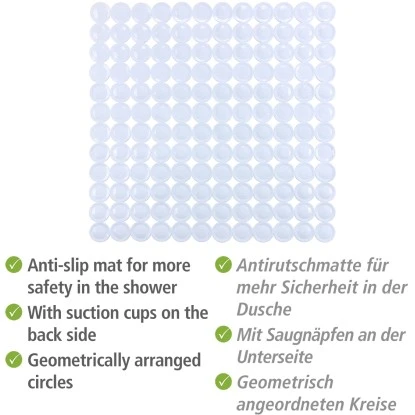 Wenko Duscheinlage Belem 54 Cm X 54 Cm Weiß 5 Wenko Duscheinlage Belem 54 Cm X 54 Cm Weiß – Bild 3