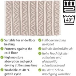 Wenko Badematte Shaki Aus Recycelten PET Flaschen 50 Cm X 80 Cm 15 Wenko Badematte Shaki Aus Recycelten PET Flaschen 50 Cm X 80 Cm -Wenko 4008838348161 1068 03
