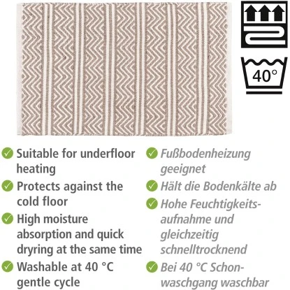 Wenko Badematte Shaki Aus Recycelten PET Flaschen 50 Cm X 80 Cm 5 Wenko Badematte Shaki Aus Recycelten PET Flaschen 50 Cm X 80 Cm – Bild 3