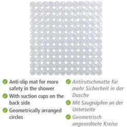 Wenko Duscheinlage Belem 54 Cm X 54 Cm Transparent -Wenko 4008838348772 1068 03