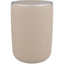 Wenko Schwingdeckeleimer Agropoli L Kosmetikeimer Mit Schwingdeckel 5,5 L Beige -Wenko 4008838354834 1068 02