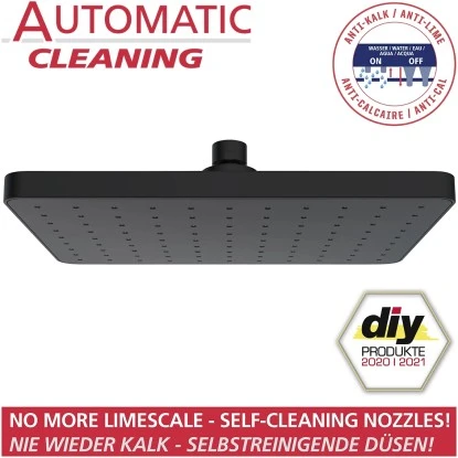 Wenko Kopfbrause ABS Kunststoff 17 X 25 Cm Schwarz 8 Wenko Kopfbrause ABS Kunststoff 17 X 25 Cm Schwarz – Bild 6