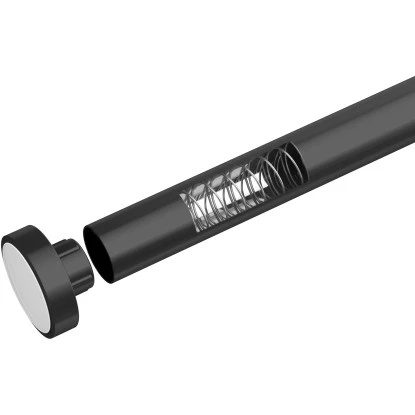 Wenko Teleskop-Duschvorhangstange Luz Ausziehbar Rostfrei 70 Cm - 115 Cm Schwarz 9 Wenko Teleskop-Duschvorhangstange Luz Ausziehbar Rostfrei 70 Cm - 115 Cm Schwarz – Bild 7
