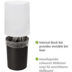 Wenko Schwingdeckeleimer Atri Weiß 6 L 12 Wenko Schwingdeckeleimer Atri Weiß 6 L -Wenko 4008838367582 1068 AI 03