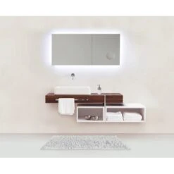 Wenko Badematte Lanas Aus Recycelten PET-Flaschen Hellgrau -Wenko 4008838380222 1068 03