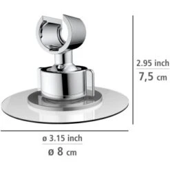 Wenko Duschkopfhalter 360° Befestigen Ohne Bohren Ø 8 X 7,5 Cm Chrom 16 Wenko Duschkopfhalter 360° Befestigen Ohne Bohren Ø 8 X 7,5 Cm Chrom -Wenko 4008838388181 1068 VM 01