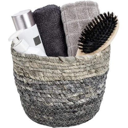 Wenko Aufbewahrungskorb Coppitella Blau100% Naturfaser 5 Wenko Aufbewahrungskorb Coppitella Blau100% Naturfaser – Bild 3