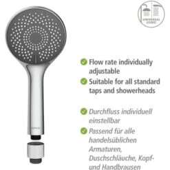 Wenko Duschsystem Young Eco Inkl. 2 Wasserspar-Regulatoren -Wenko 4008838404287 1068 AI 18