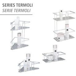 WENKO Badregal »Termoli«, Eckregal, 2 Etagen -Wenko 410f84a1ff18cfcec23fc3a810cecd61