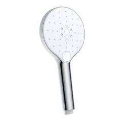 Wenko Handbrause Automatic Cleaning 12 Cm X 12 Cm ABS-Kunststoff Silber Glänzend -Wenko 42435 sb freisteller de 03