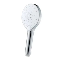 Wenko Handbrause Automatic Cleaning 12 Cm X 12 Cm ABS-Kunststoff Silber Glänzend -Wenko 42435 sb freisteller de 05