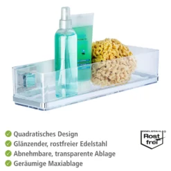 WENKO Badregal »Vacuum-Loc Quadro«, 1 Ablage -Wenko 45b958167dd6b24c1513bfe1a4f58fe9