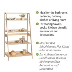 WENKO Ablageregal »Edda«, 4 Etagen -Wenko 4bd7935c3aeed811cf5871cebb0ae7ce