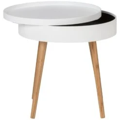 WENKO Beistelltisch »Finja«, ØxH: 50x52 Cm, Aus Bambus -Wenko 4f75426dfa1b3fd3046662f1853603ae