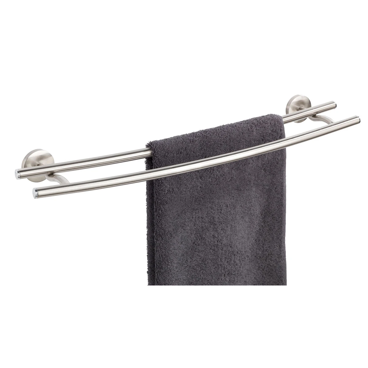 Wenko Handtuchstange „Duo Cuba“, Matt 4 Wenko Handtuchstange „Duo Cuba“, Matt – Bild 2