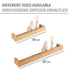 Wenko Wandregal „Bambusa“, 60 Cm -Wenko 503014 Wenko Wandregal Bambusa 60 cm 24744100 03