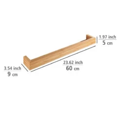 Wenko Wandregal „Bambusa“, 60 Cm -Wenko 503014 Wenko Wandregal Bambusa 60 cm 24744100 04