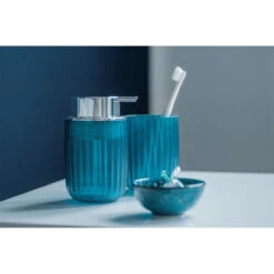 Wenko Seifenspender „Agropoli“, Petrol, 250 Ml -Wenko 503417 Wenko Seifenspender Agropoli petrol 250 ml 24480100 03