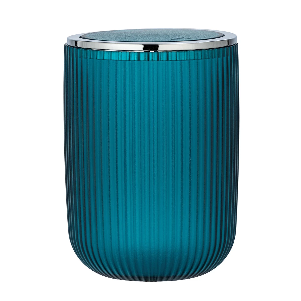 Wenko Schwingdeckeleimer „Agropoli“, Petrol, 2 L 4 Wenko Schwingdeckeleimer „Agropoli“, Petrol, 2 L – Bild 2