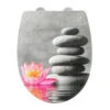 Wenko WC-Sitz „Water Lily“, Mit Relief