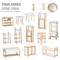 Wenko Waschbeckenunterschrank Finja, Waschbecken-Unterregal Aus Bambus/MDF 16 Wenko Waschbeckenunterschrank Finja, Waschbecken-Unterregal Aus Bambus/MDF -Wenko 514385 Wenko Waschbeckenunterschrank Finja Waschbecken Unterreg 50726100 06