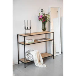 Wenko Konsolentisch Geo, Regal Mit 3 Ablagen -Wenko 514407 Wenko Konsolentisch Geo Regal mit 3 Ablagen 50767800 08