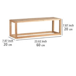 Wenko Wandregal Ferrara, Wandablage Aus Wallnussholz -Wenko 514420 Wenko Wandregal Ferrara Wandablage aus Wallnussholz 24973800 03