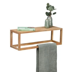 Wenko Wandregal Ferrara, Wandablage Aus Wallnussholz -Wenko 514420 Wenko Wandregal Ferrara Wandablage aus Wallnussholz 24973800 04