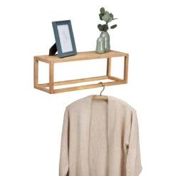 Wenko Wandregal Ferrara, Wandablage Aus Wallnussholz -Wenko 514420 Wenko Wandregal Ferrara Wandablage aus Wallnussholz 24973800 06