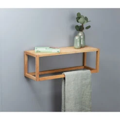 Wenko Wandregal Ferrara, Wandablage Aus Wallnussholz -Wenko 514420 Wenko Wandregal Ferrara Wandablage aus Wallnussholz 24973800 08