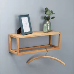 Wenko Wandregal Ferrara, Wandablage Aus Wallnussholz -Wenko 514420 Wenko Wandregal Ferrara Wandablage aus Wallnussholz 24973800 09