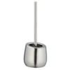 Wenko WC-Garnitur Badi Chrom Matt Keramik, WC-Bürstenhalter -Wenko 514482 Wenko WC Garnitur Badi Chrom matt Keramik WC Buerstenhal 24140100 01